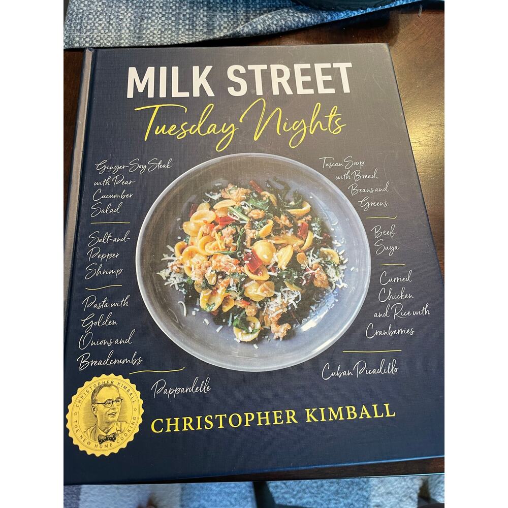Milk Street Tuesday Nights Hardcover autographed signed Christopher Kimball